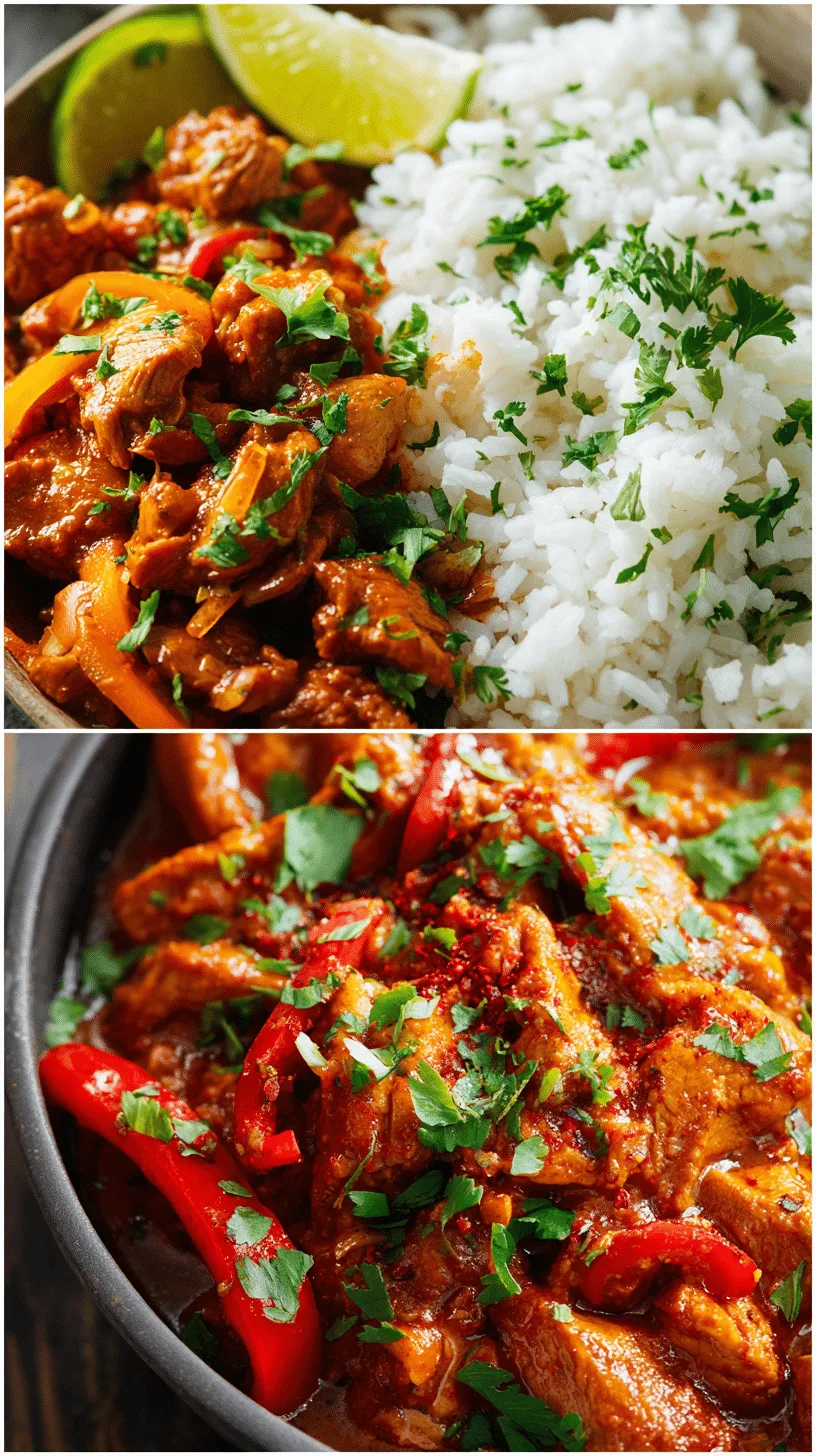 Delicious Spicy Chicken Crockpot served in a rustic bowl with lime and cilantro
