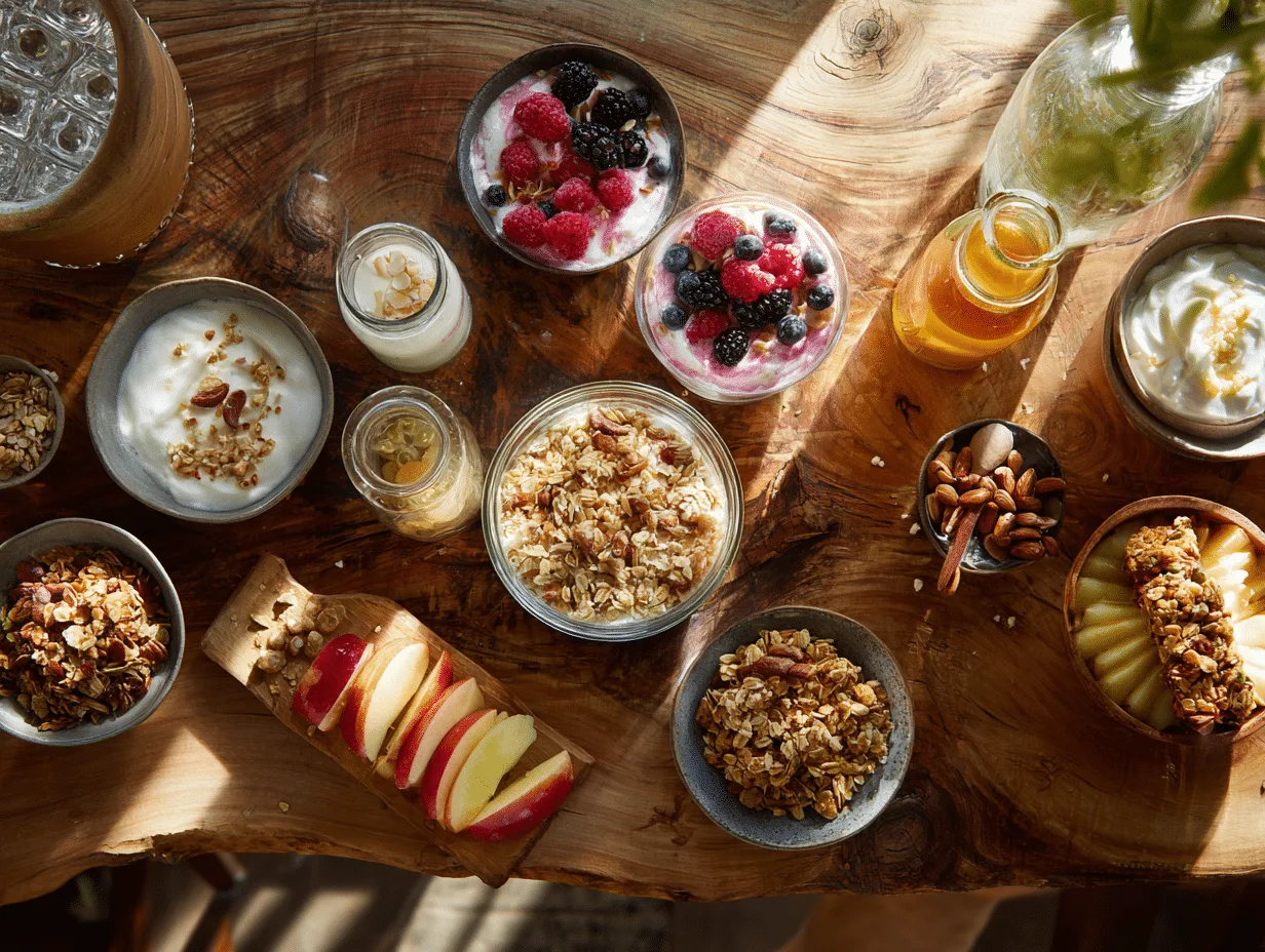 Grab-and-go no-cook breakfast items for busy mornings