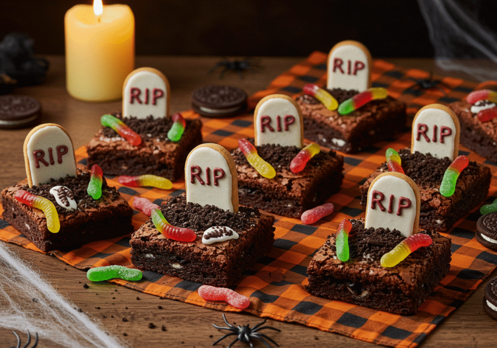 Graveyard Brownies