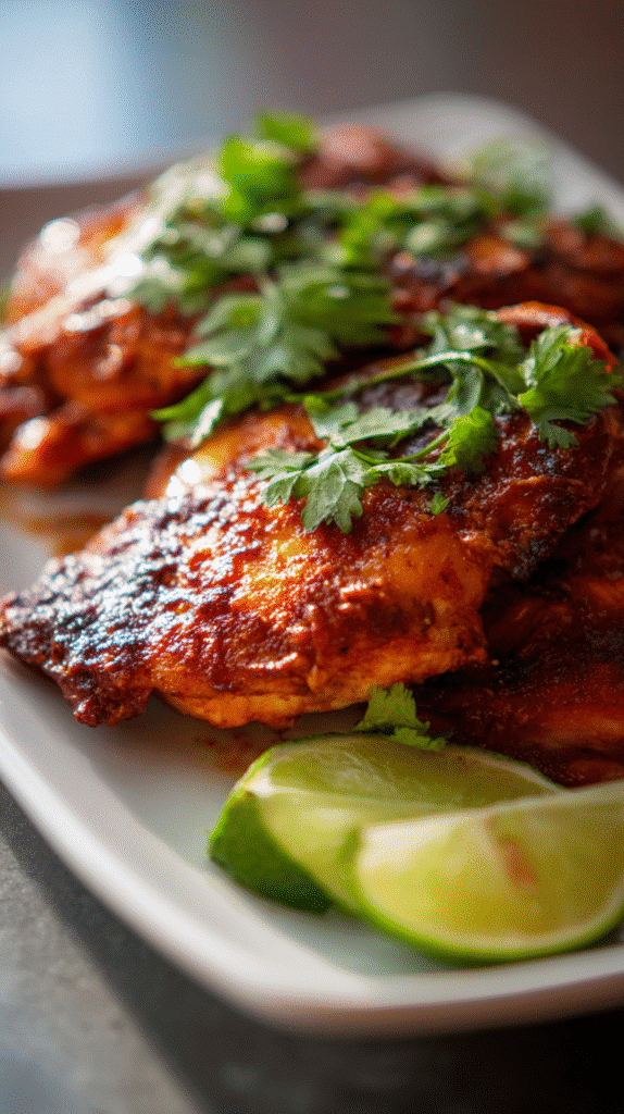 Hearty BBQ chicken crockpot recipe with smoky flavors and barbecue sauce