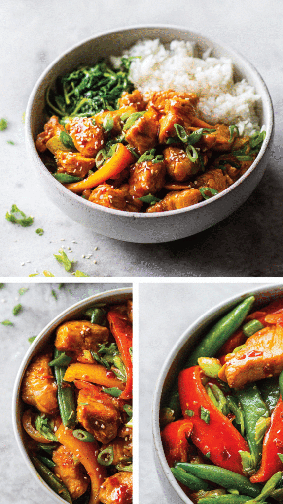 Sweet garlic chicken crockpot recipe with savory glaze