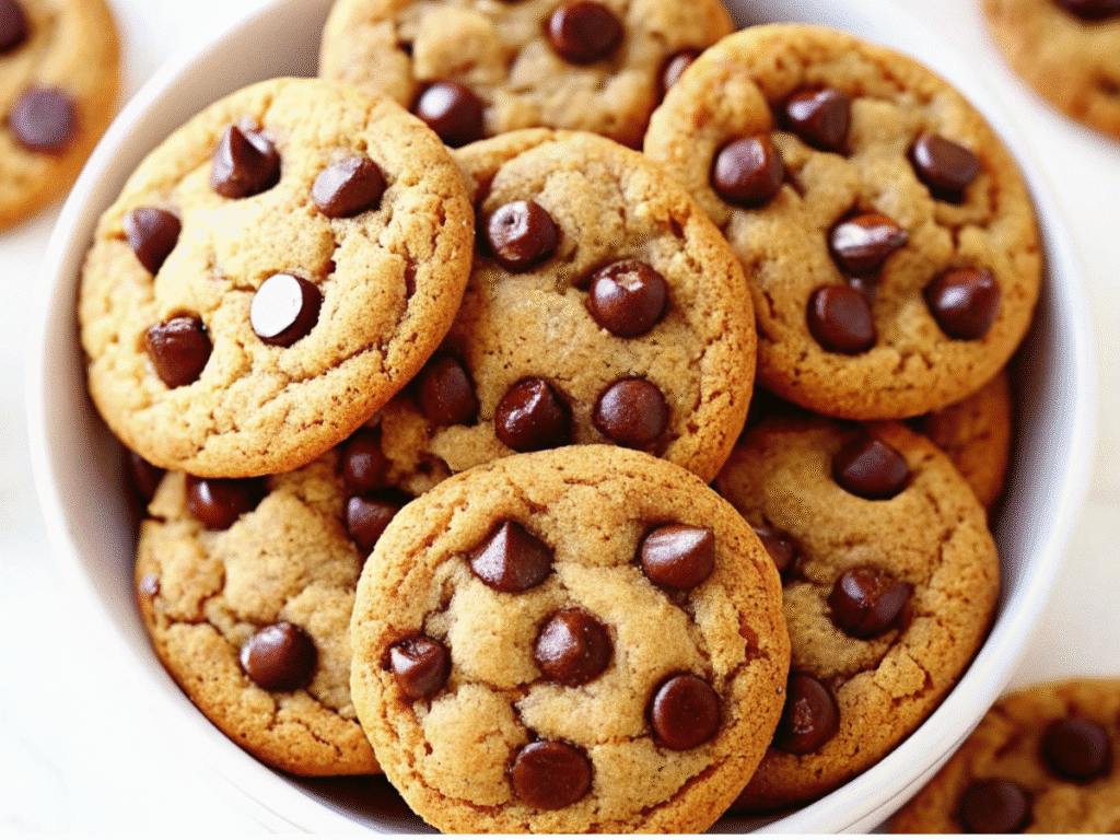 Perfectly baked Gluten-Free Cookies with golden edges and chewy centers.