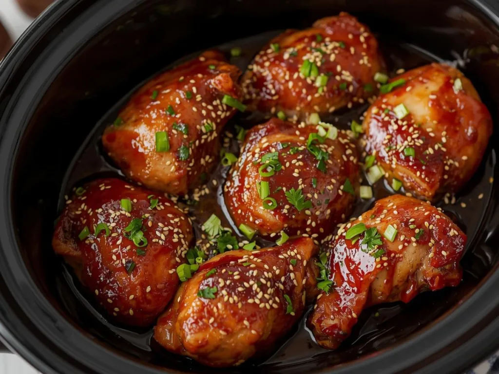 Alt: Honey Garlic Crock Pot Chicken