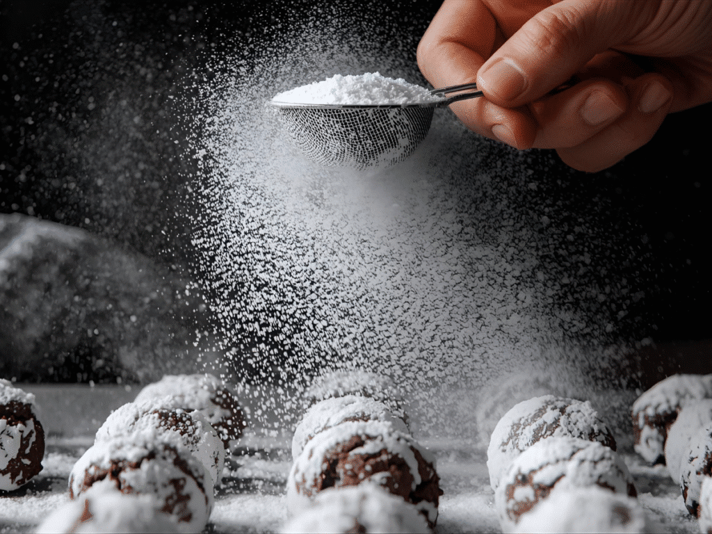 Chocolate Snowball Protein Cookie Recipes; Healthy Protein Desserts for Protein Baking lovers.