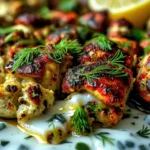 Keto Chicken Shawarma with Yogurt Sauce bowl