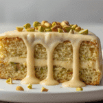 , Dairy Free Tres Leches with Pistachios,