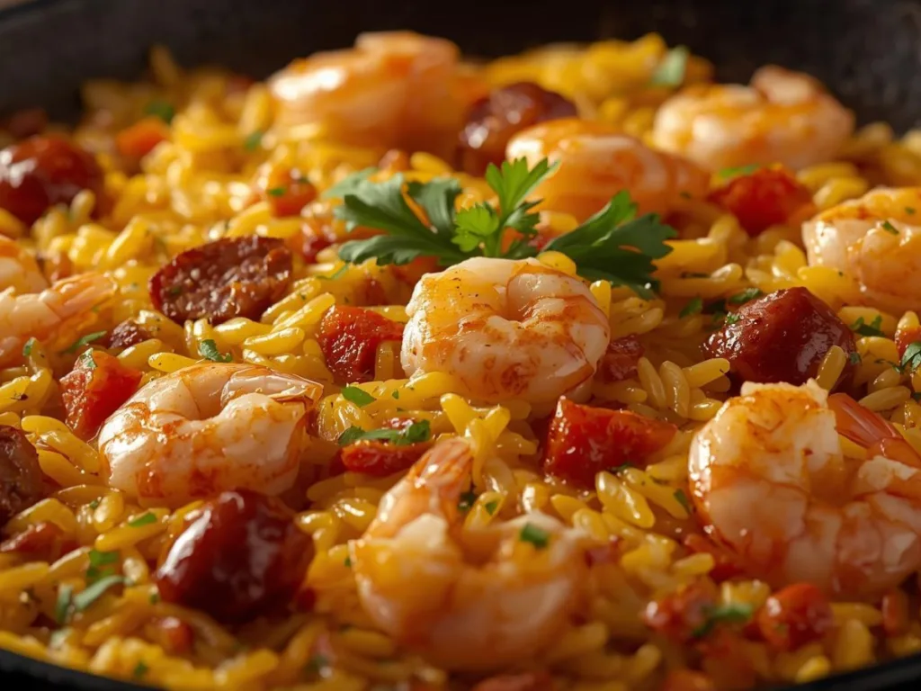 Easy Dirty Rice with Shrimp
