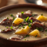 Best steak soup recipe in a pot