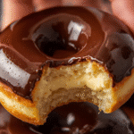 Alt Text: Platter of Boston Cream Donuts for a party.