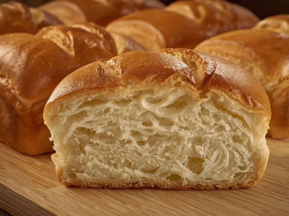 Soft Golden Condensed Milk Bread Loaf
