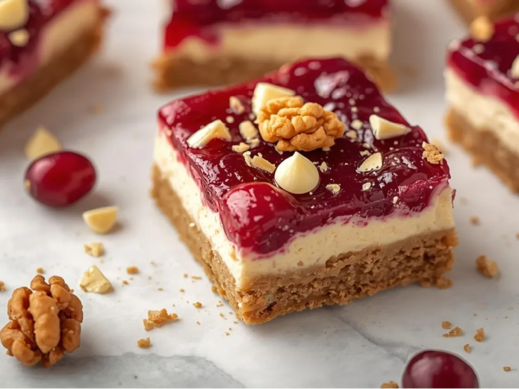Soft Cranberry Bliss Bars