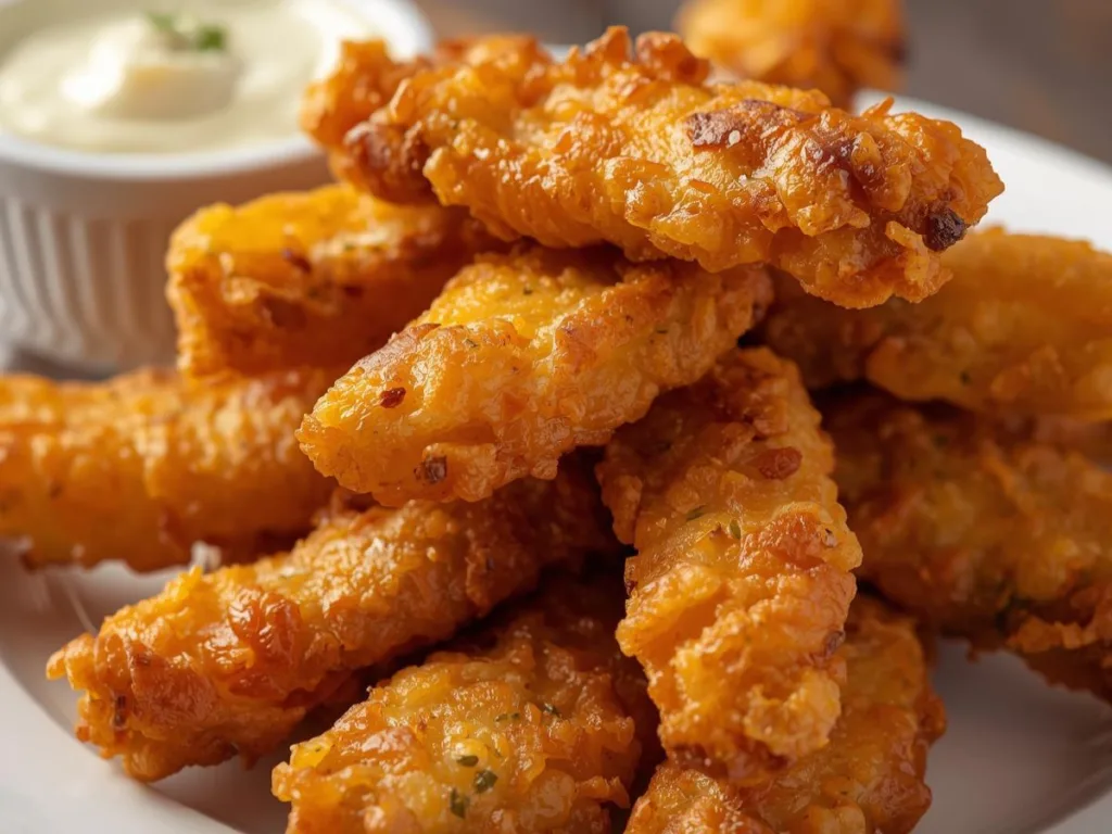 Golden brown deep fried fish using a crispy Long John Silver’s batter, a classic Silver Fish Recipe for dinner.