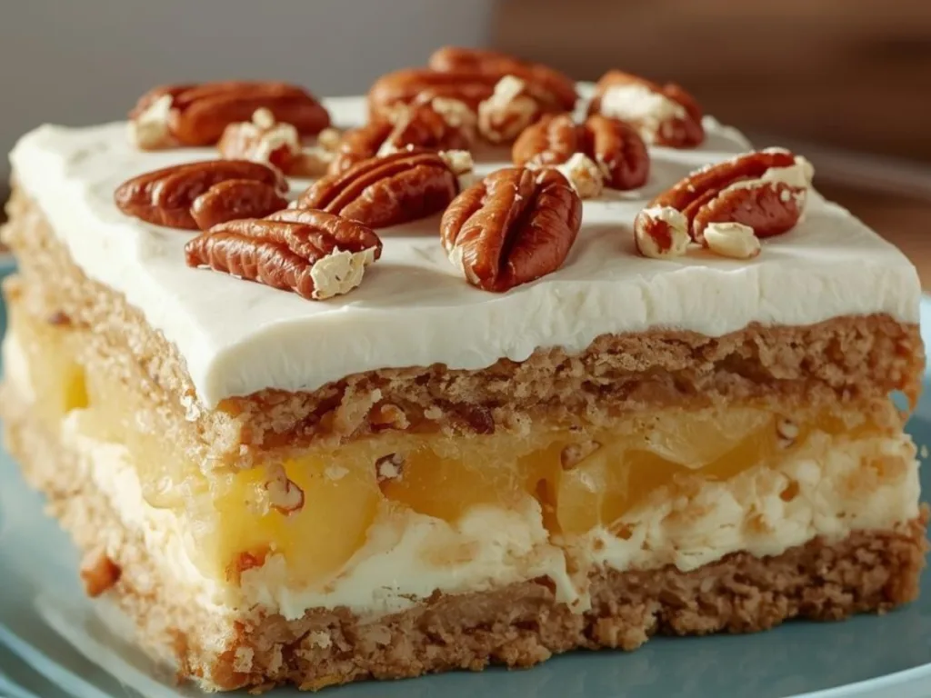 Texas Tornado Cake feature image showing a golden sponge with coconut topping.