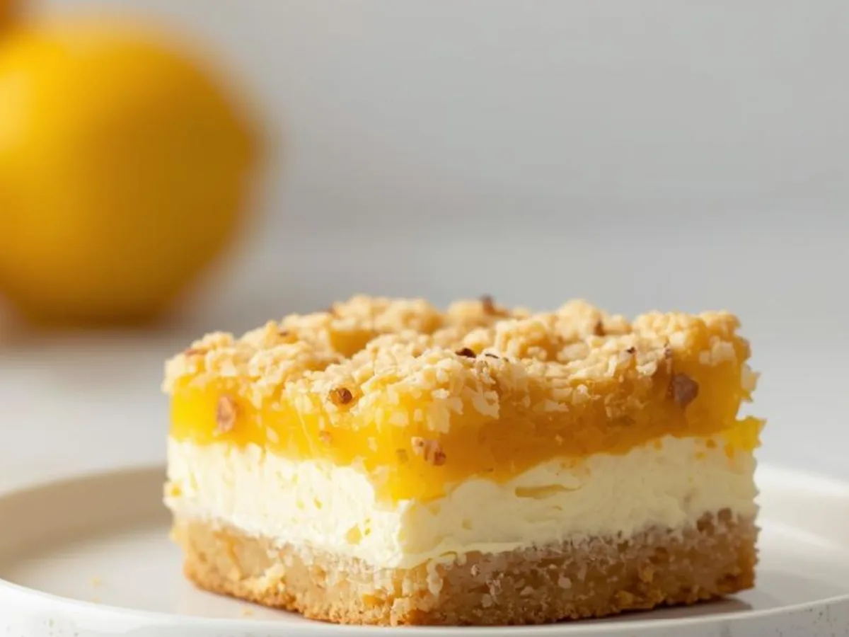 Golden Lemon Cream Cheese Dump Cake