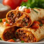 Easy beef chimichangas for dinner