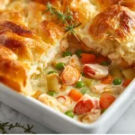 Individual lobster pot pies.