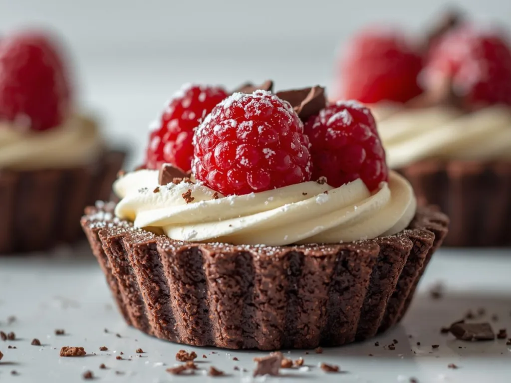 Delicious Chocolate Mousse Recipes inspired Raspberry Chocolate Mousse Cups with a hint of Chocolate Cinnamon.