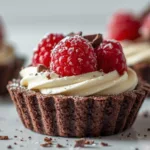 Delicious Chocolate Mousse Recipes inspired Raspberry Chocolate Mousse Cups with a hint of Chocolate Cinnamon.