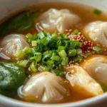 Easy Deconstructed Wonton Soup