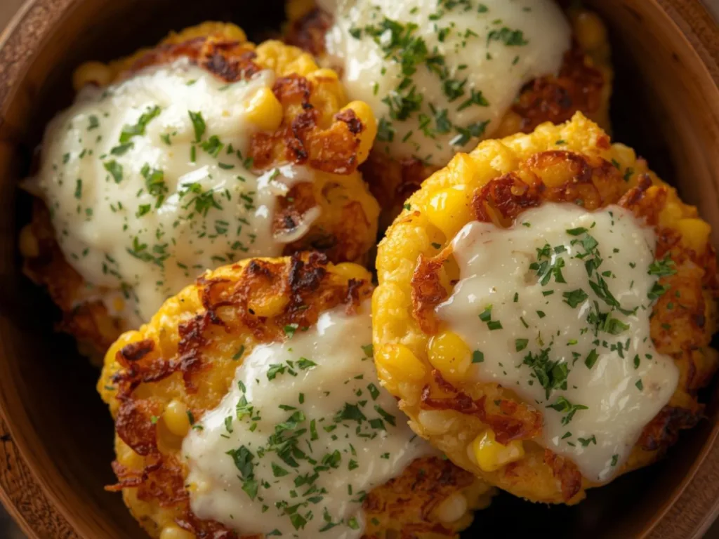 Authentic Venezuelan Sweet Corn Cachapas.