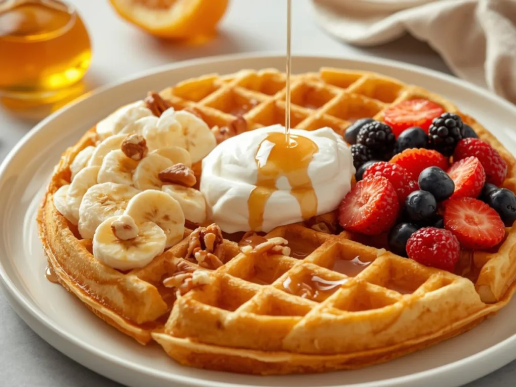 Alt: Golden Anti-Inflammatory Turmeric Waffles