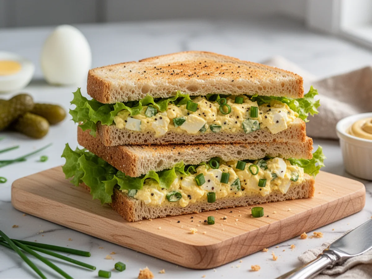 Egg Salad Sandwich on sourdough