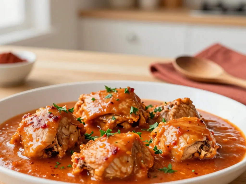 Skillet Chicken Paprikash