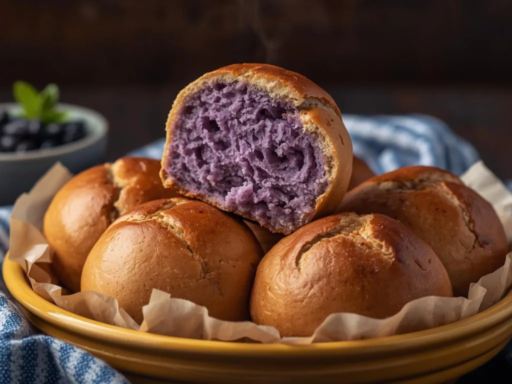 Purple Yam Bun Recipe ingredients