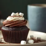 Gourmet Hot Cocoa Cupcakes featuring premium ingredients and cocoa mix