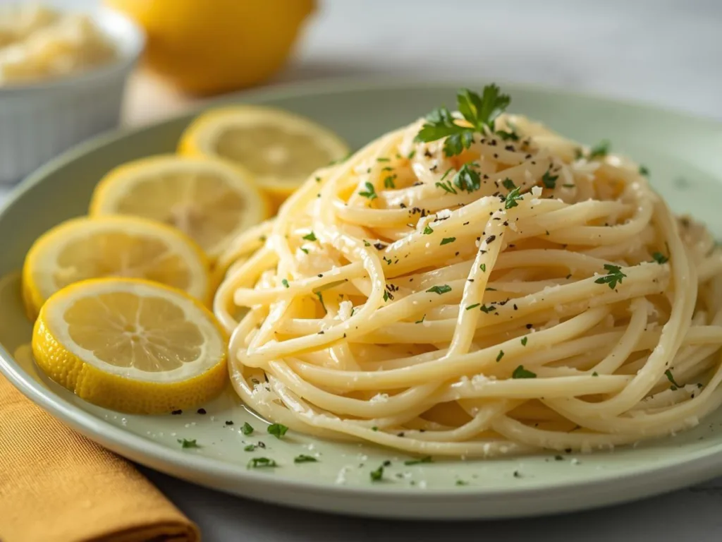 Creamy Lemon Pasta dish