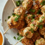 Bang-Bang Chicken appetizer with dipping sauce