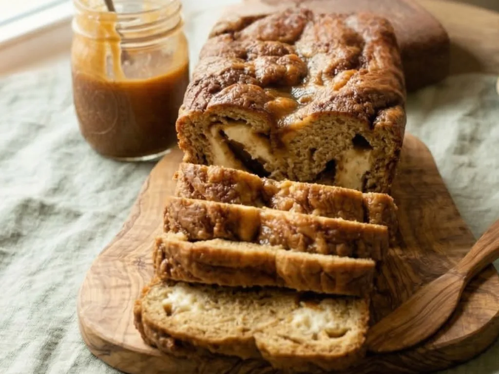 Quick Caramel Bread.