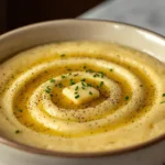 Homemade Ina Garten Creamy Parmesan Polenta.