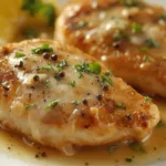 Plated Ina Garten Piccata Chicken