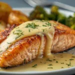 Lemon Butter Salmon:Salmon with Lemon Butter Sauce
