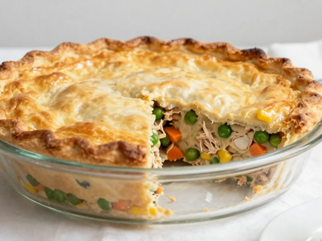 Sourdough discard pie crust used for fruit pie.