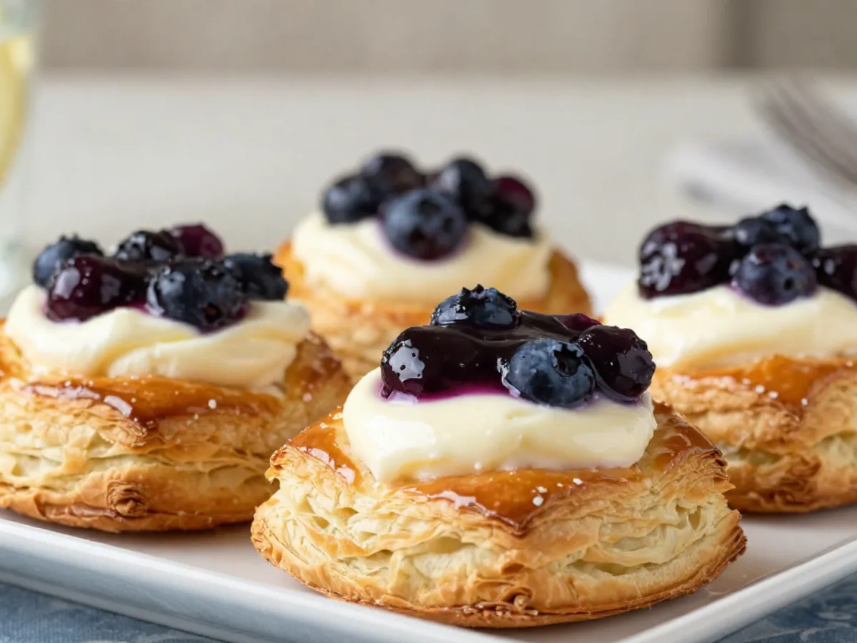 Decadent Blueberry Cream Cheese Danish