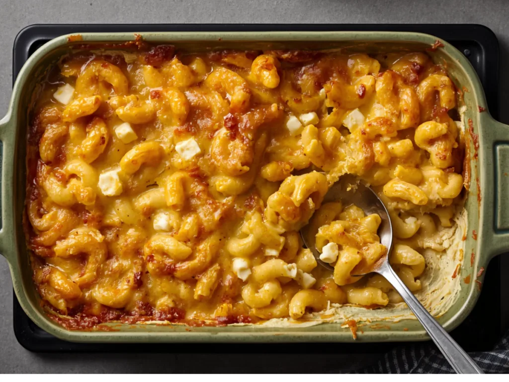 Protein Mac and Cheese in a bowl