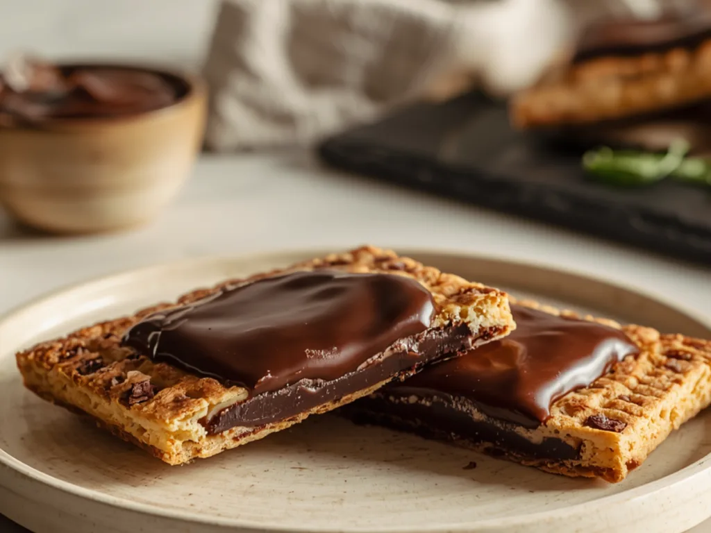 Best homemade triple chocolate pop tarts.