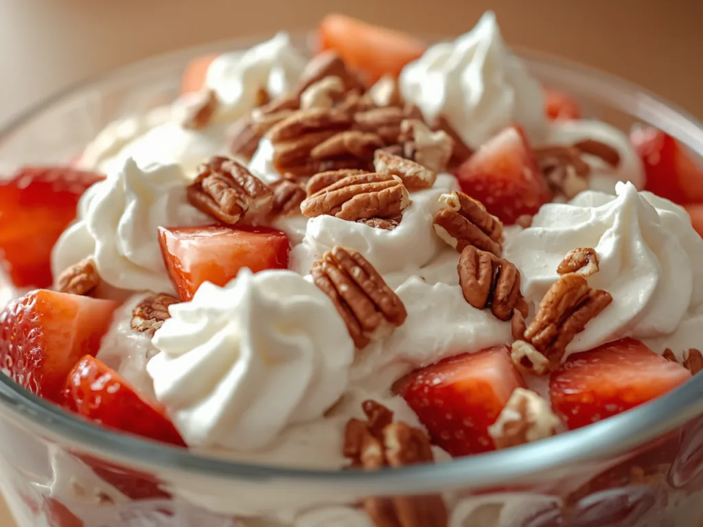 Strawberry Crunch Salad bowl.