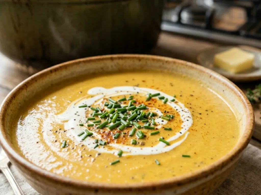 Close up of Million Dollar Soup texture