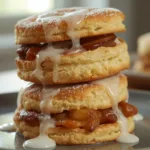 Glazed Apple Pie Biscuit Sandwiches