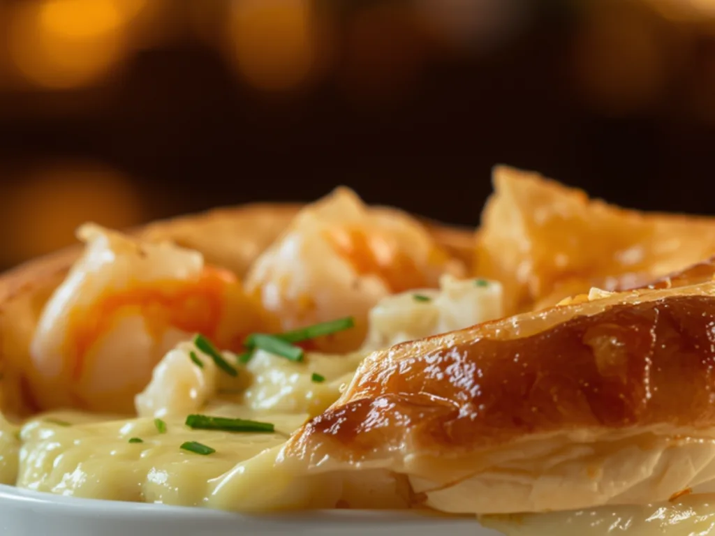 Savory Cajun Shrimp Pie dinner