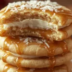 Stack of Caramel Cheesecake Cookies