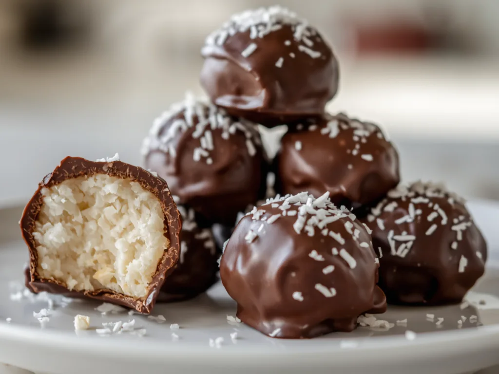 No-bake coconut candy balls