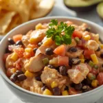 Healthy Crunchy Taco Chicken Salad meal prep