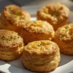 A breakfast sandwich made with a high protein breakfast biscuit, egg, and avocado.