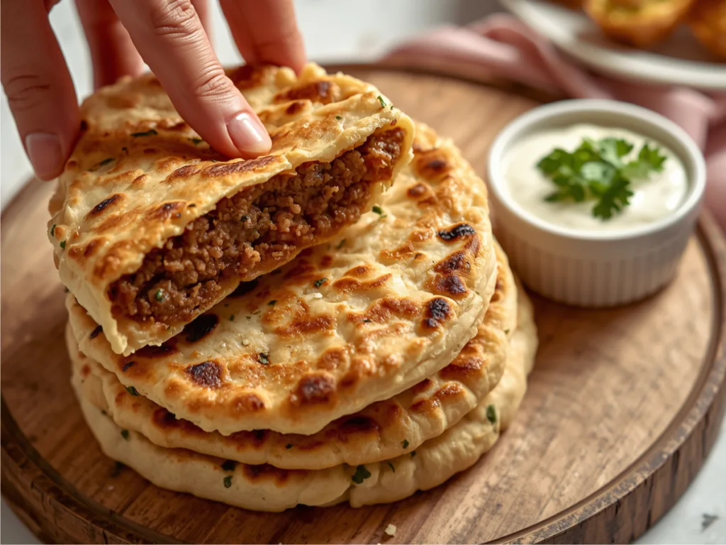 Grilled Lebanese Arayes.