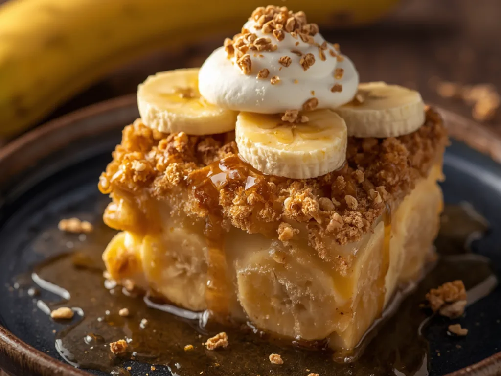 Southern Baked Banana Pudding Cobbler