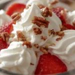 Keto Pork Rind Dessert version of Strawberry Salad.
